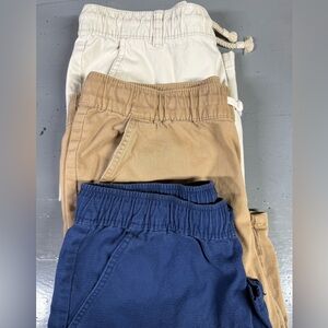 Arizona Jean Company Kids Cream Cargo Shorts 3/$10 14H/16H & 18H/20H